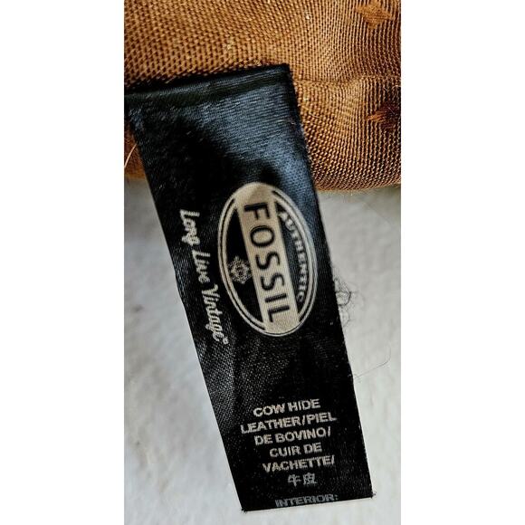 Fossil Brown Leather Crossbody Bag - Picture 4 of 12